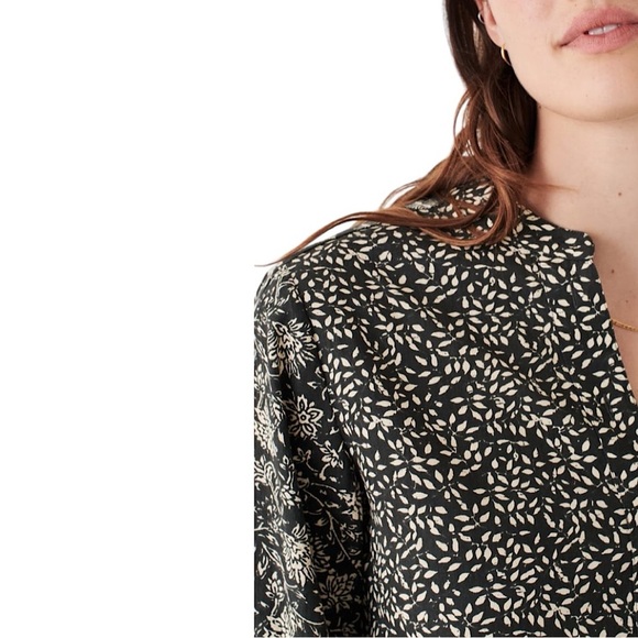 FAHERTY Adalyn Organic Cotton Long Sleeve Peasant Top - Picture 4 of 13